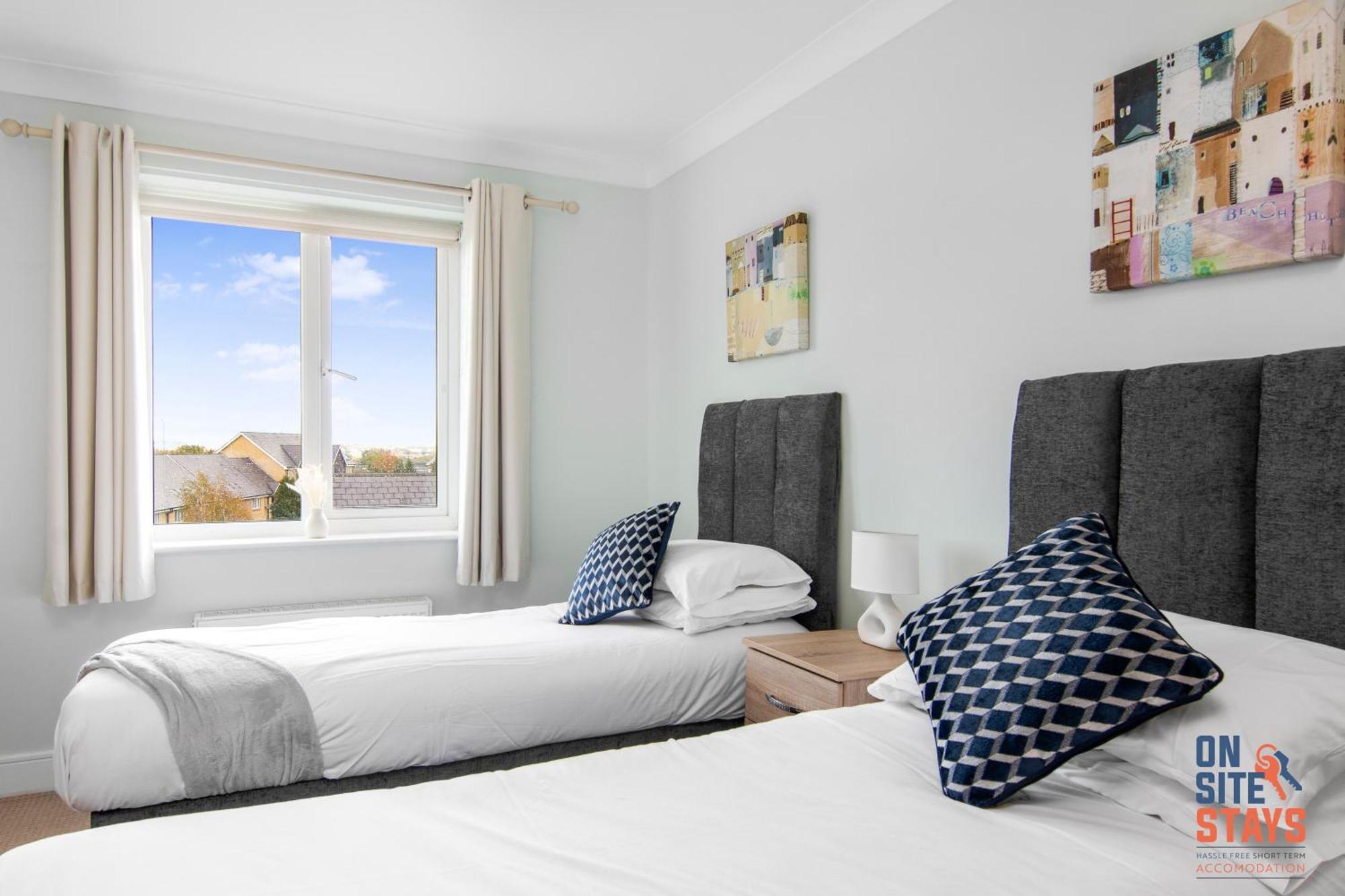 Onsitestays - Cosy 2-Bedroom Apartment With Free Parking, Wi-Fi & London Links Northfleet Zewnętrze zdjęcie