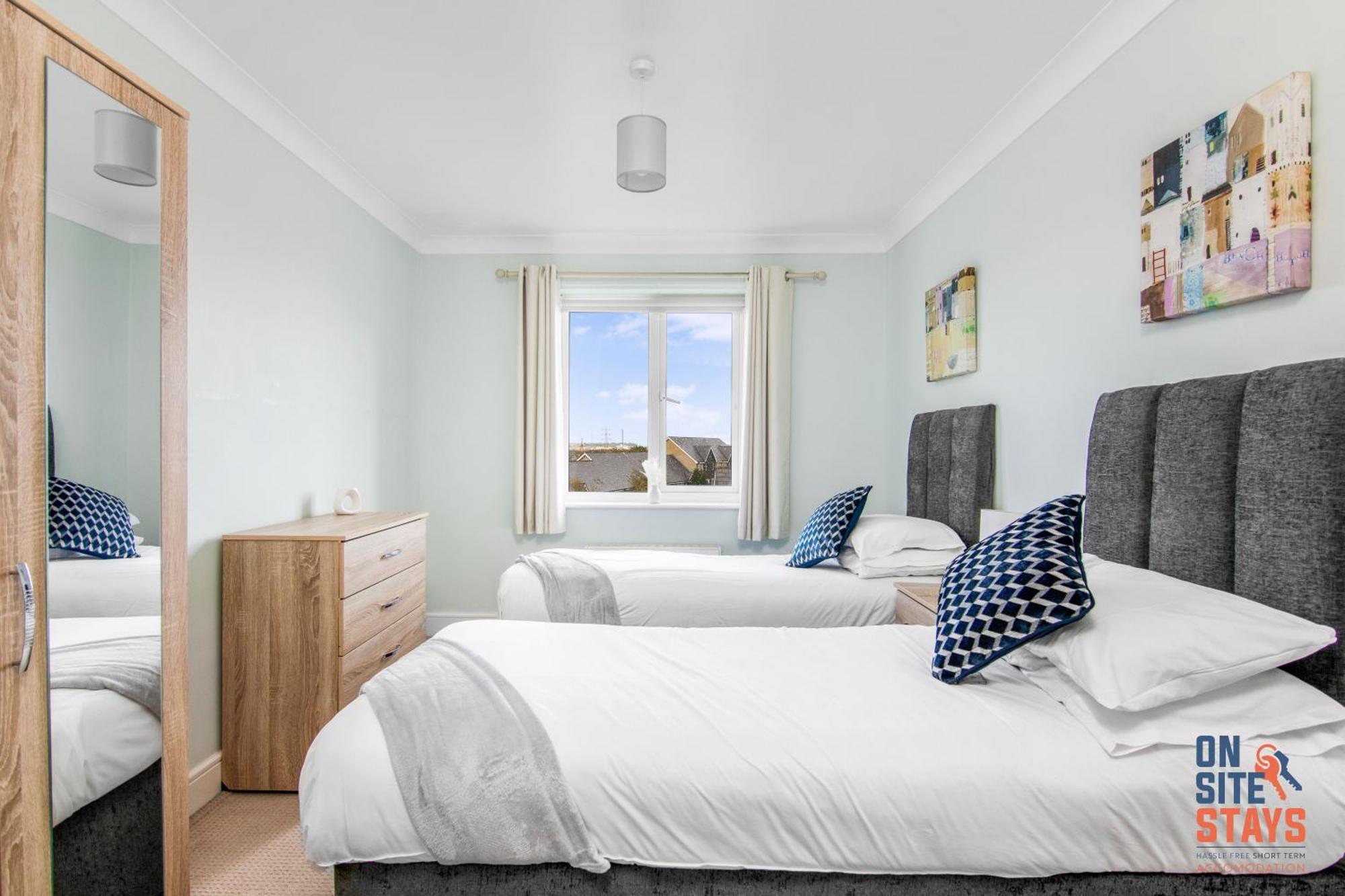 Onsitestays - Cosy 2-Bedroom Apartment With Free Parking, Wi-Fi & London Links Northfleet Zewnętrze zdjęcie