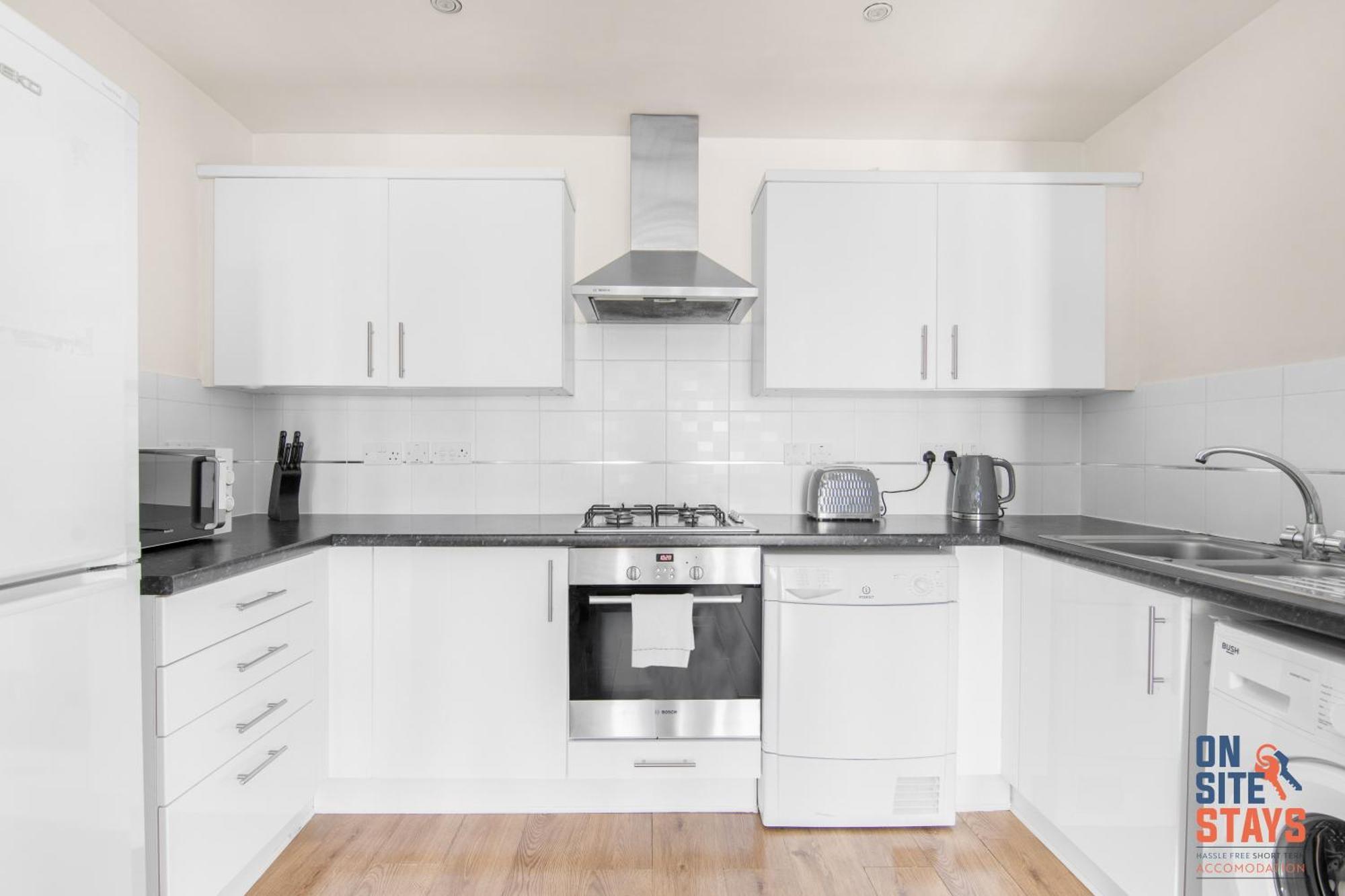 Onsitestays - Cosy 2-Bedroom Apartment With Free Parking, Wi-Fi & London Links Northfleet Zewnętrze zdjęcie