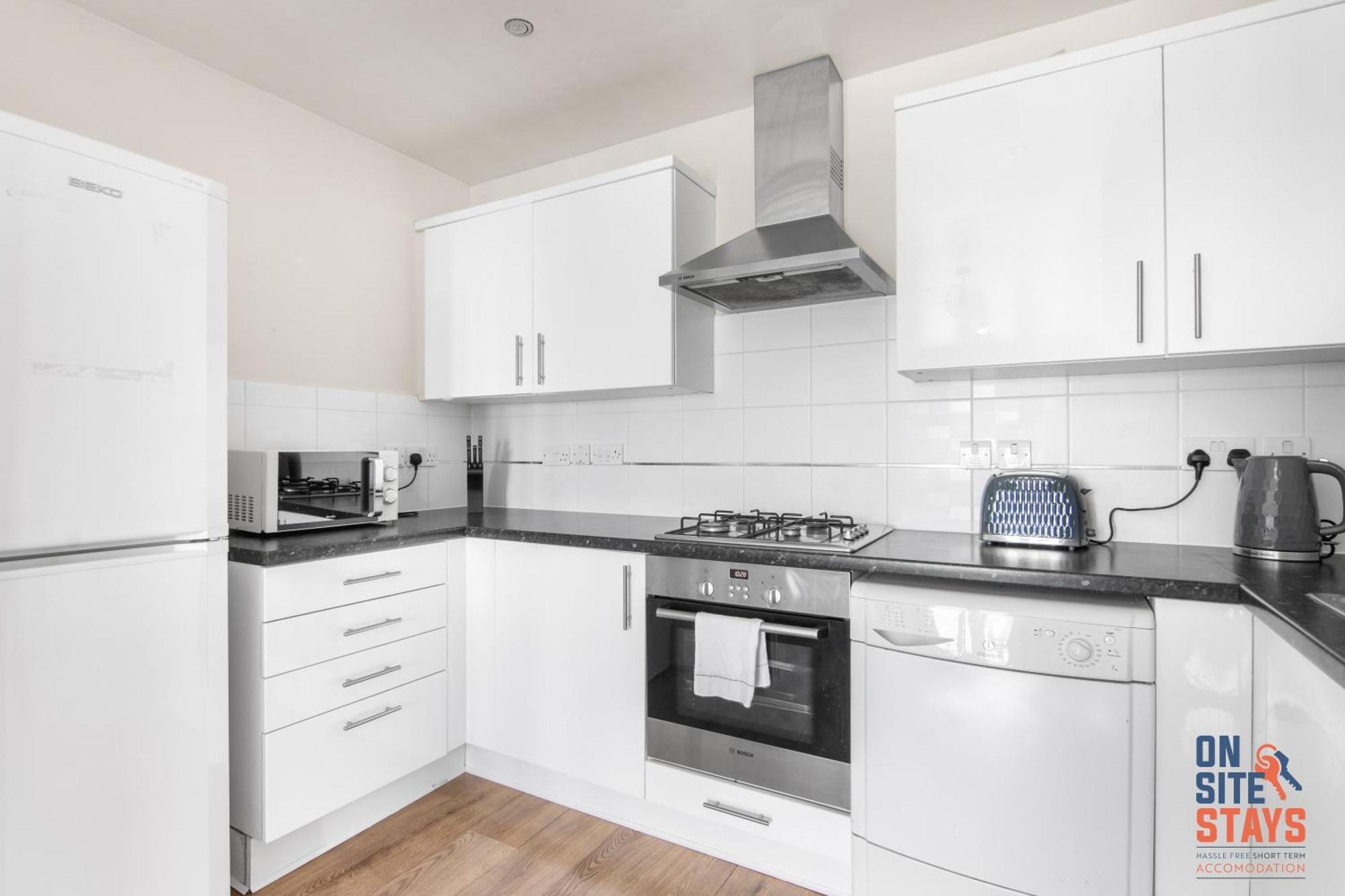 Onsitestays - Cosy 2-Bedroom Apartment With Free Parking, Wi-Fi & London Links Northfleet Zewnętrze zdjęcie